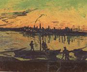 Vincent Van Gogh, Coal Barges (nn04)